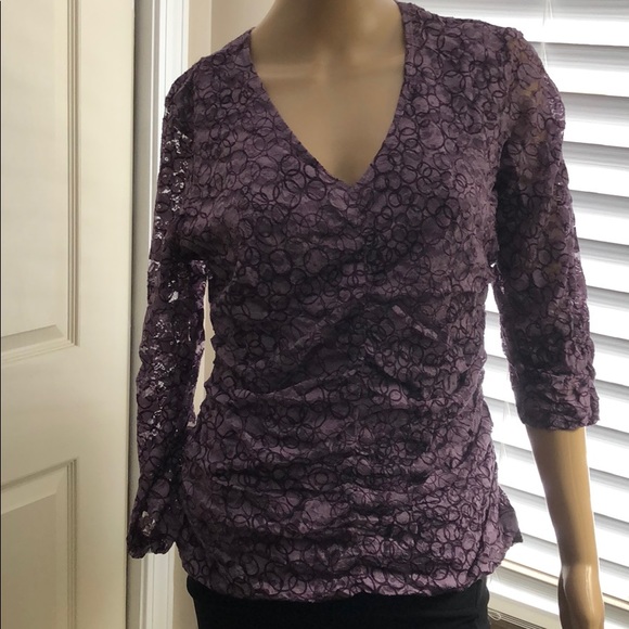 Purple Pattern Top - Picture 1 of 5